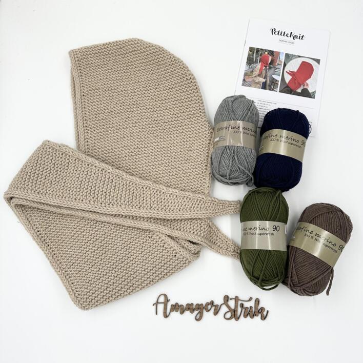 Strikkekits til Sophie Hood i Extrafine merino 90