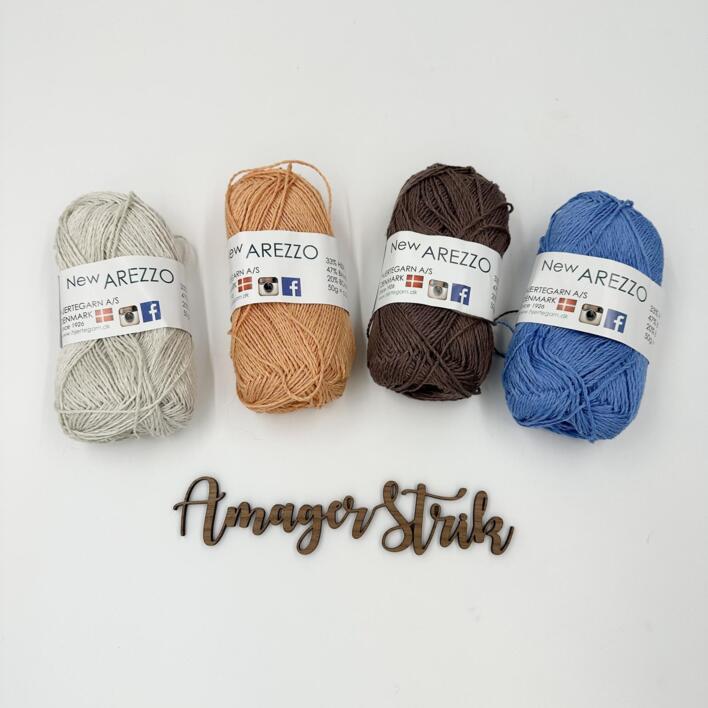 Strikkekits til Dina Sommer i New Arezzo