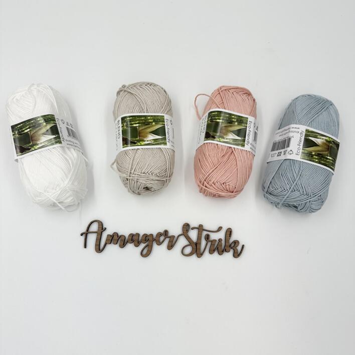 Strikkekits til Retstrikket Sommer i Blend Bamboo