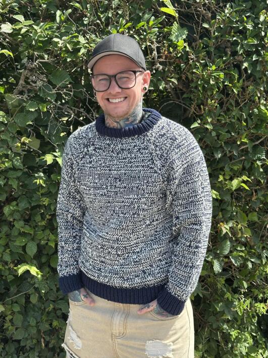 Strikkekits til Jamie's sweater til voksne i Merino Cotton