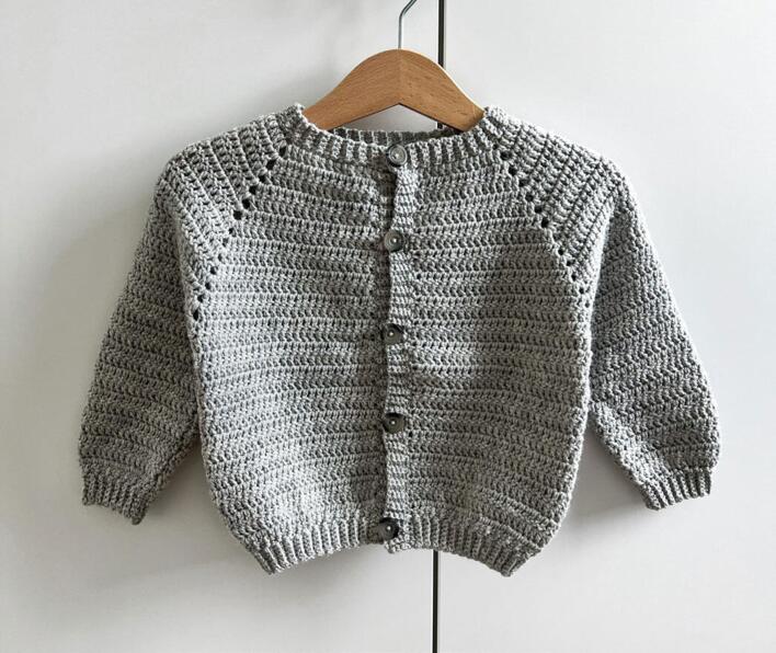 Hæklekits til Milo cardigan i Extrafine merino 150