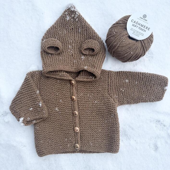 Opskrift til Bamsetrøje i Cashmere Soft Touch