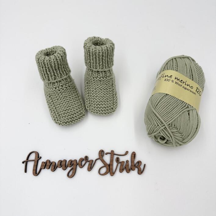 Opskrift til Basic Babysokker