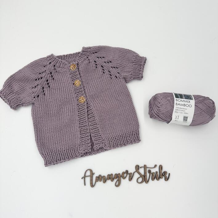 Opskrift til Alma´s kortærmet trøje i Bommix Bamboo