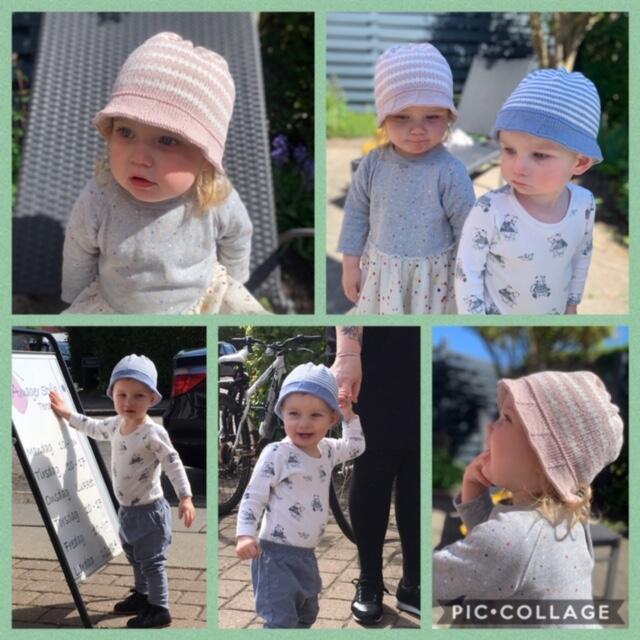 Opskrift på bøllehat til piger og drenge i Alicante Cotton