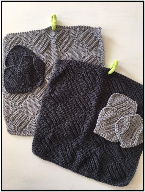 Opskrift til Vatrondeller og gæstehåndklæder i Cotton nr. 8