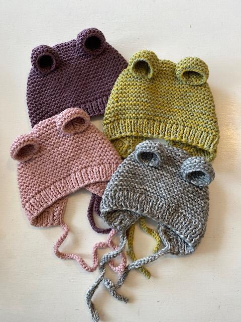 Opskrift til Chunky bamsehue i Extrafine merino 120