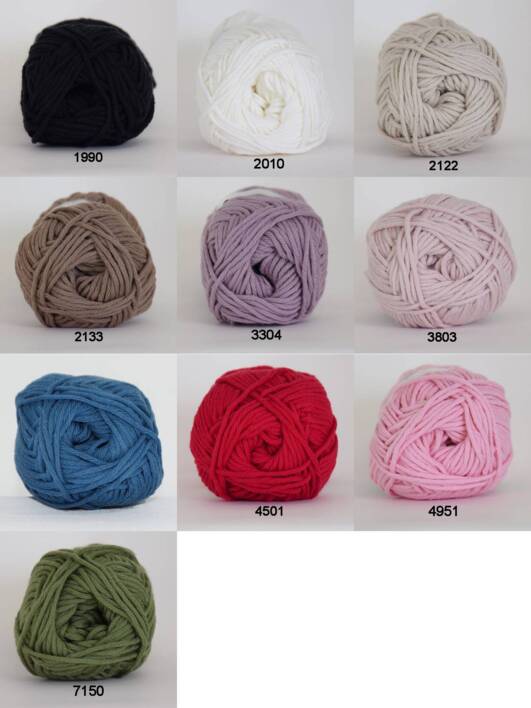 Cotton 8/8 anti-pilling fra Hjertegarn