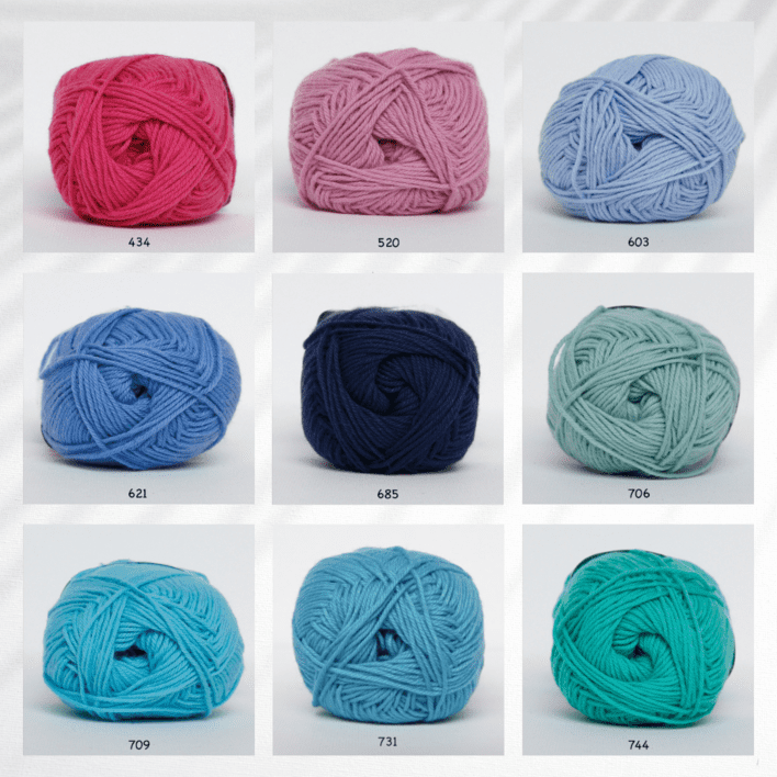 Cotton 8/4 anti-pilling fra Hjertegarn