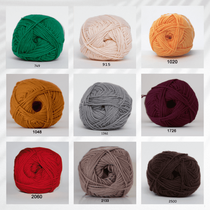 Cotton 8/4 anti-pilling fra Hjertegarn