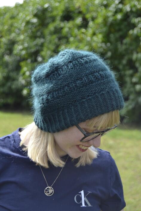 Opskrift til Rillehuen med halvpatent