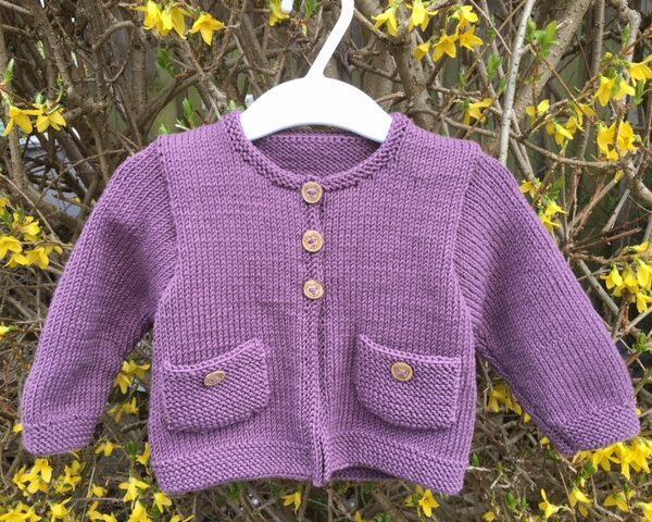 Opskrift til lille trøje med lommer i Merino Cotton