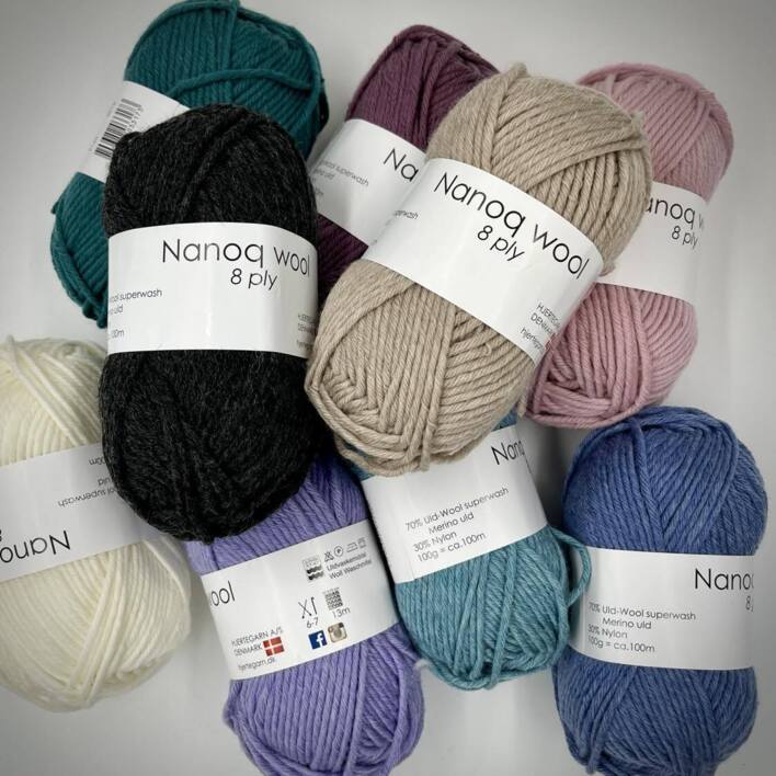Nanoq wool fra Hjertegarn