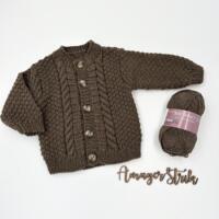 Strikkekits til Matheo´s snoningstrøje i Merino Cotton