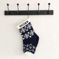 Opskrift til julesok med snefnug i Lima fra Hjertegarn