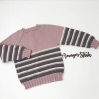 Opskrift til Rille sweater i Extrafine merino 120