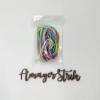 2 mm maskesnører i ass. farver