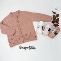 Opskrift til Noras cardigan i Blend Bamboo