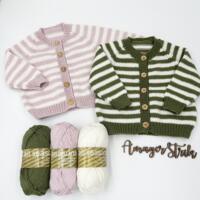 Strikkekits til LIlle Stribe i All Season