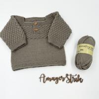 Opskrift til Morfars sweater i Extrafine merino 120