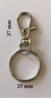 Nøgleringe med både karabinhage og ring