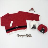 Opskrift til Hæklet julemands sweater i Alliance