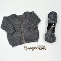 Opskrift til Hverdags cardigan i Amadora