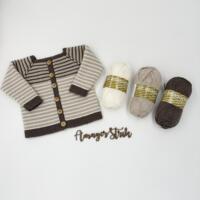 Strikkekits til Charlie's cardigan i All Season