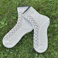 Opskrift til Vintergæk strømperne i 1. Class Cashmere