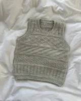 Storm Slipover Junior - Str. 1/2 - 10/12 år - PetiteKnit