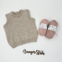 Opskrift til Jamie's vest i Alva og Anina