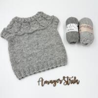 Opskrift til Ugletop i Alva og Extrafine merino 150