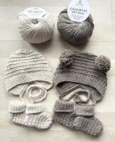 Opskrift til Baby Cashmere sæt i Cashmere Soft touch
