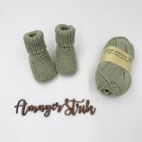 Opskrift til Basic Babysokker