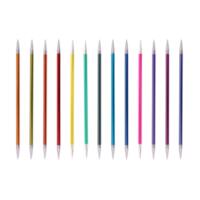 Knit Pro Zing letmetal strømpepinde i forskellige farver