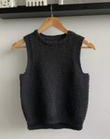 Opskrift til Vinter vest til voksne i Extrafine merino 150
