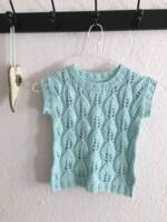 Opskrift til Bladtop til børn i Blød Bomuld 4/2