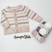 Opskrift til Girly trøje med striber i Blend Bamboo